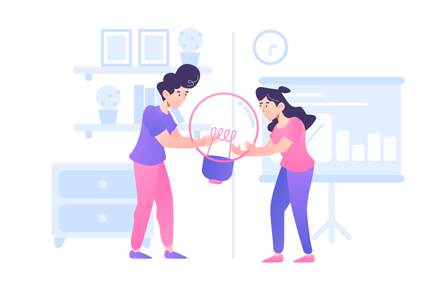 illustrations idea startup